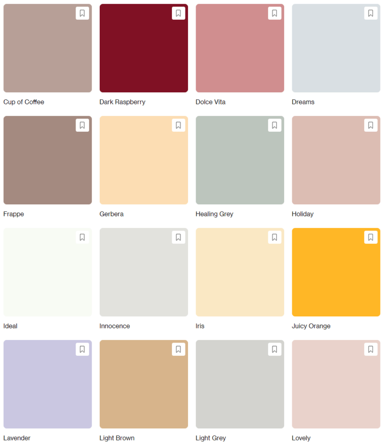 Beckers Designer Color Farbpalette - MasterBau Shop