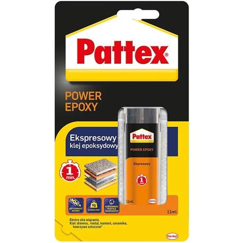 Pattex Power Epoxy Ekspresowy Klej Epoksydowy 1min 11ml