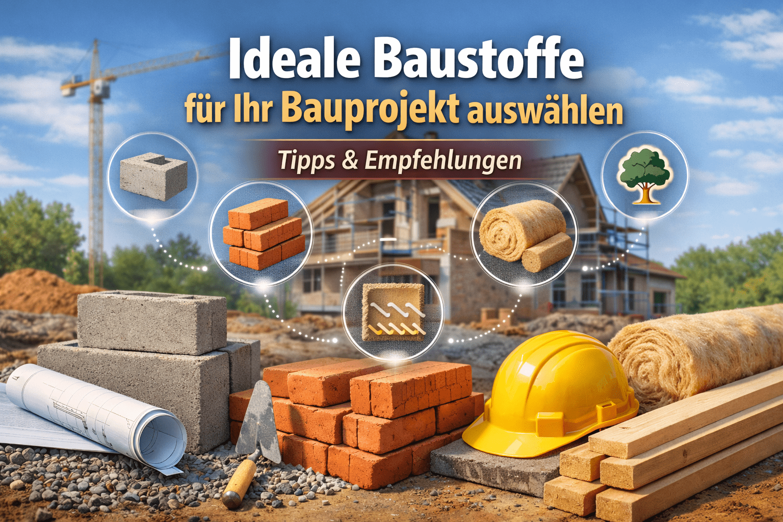 Tipps zur Wahl der perfekten Baustoffe für Ihr Projekt