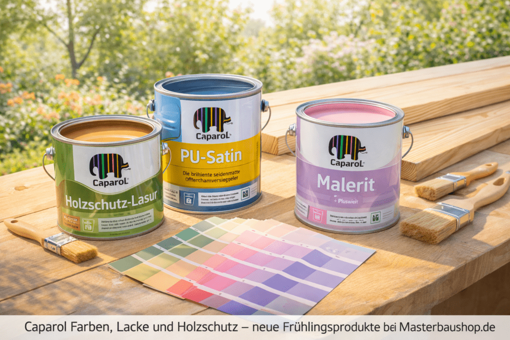 Caparol Farben und Holzschutzprodukte – perfekte Wahl für Frühjahrsprojekte und Renovierungen.