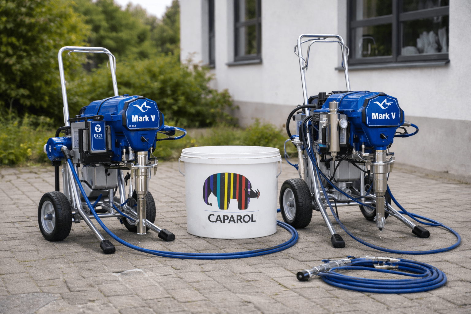 Airless Spritzgeräte für Fassaden