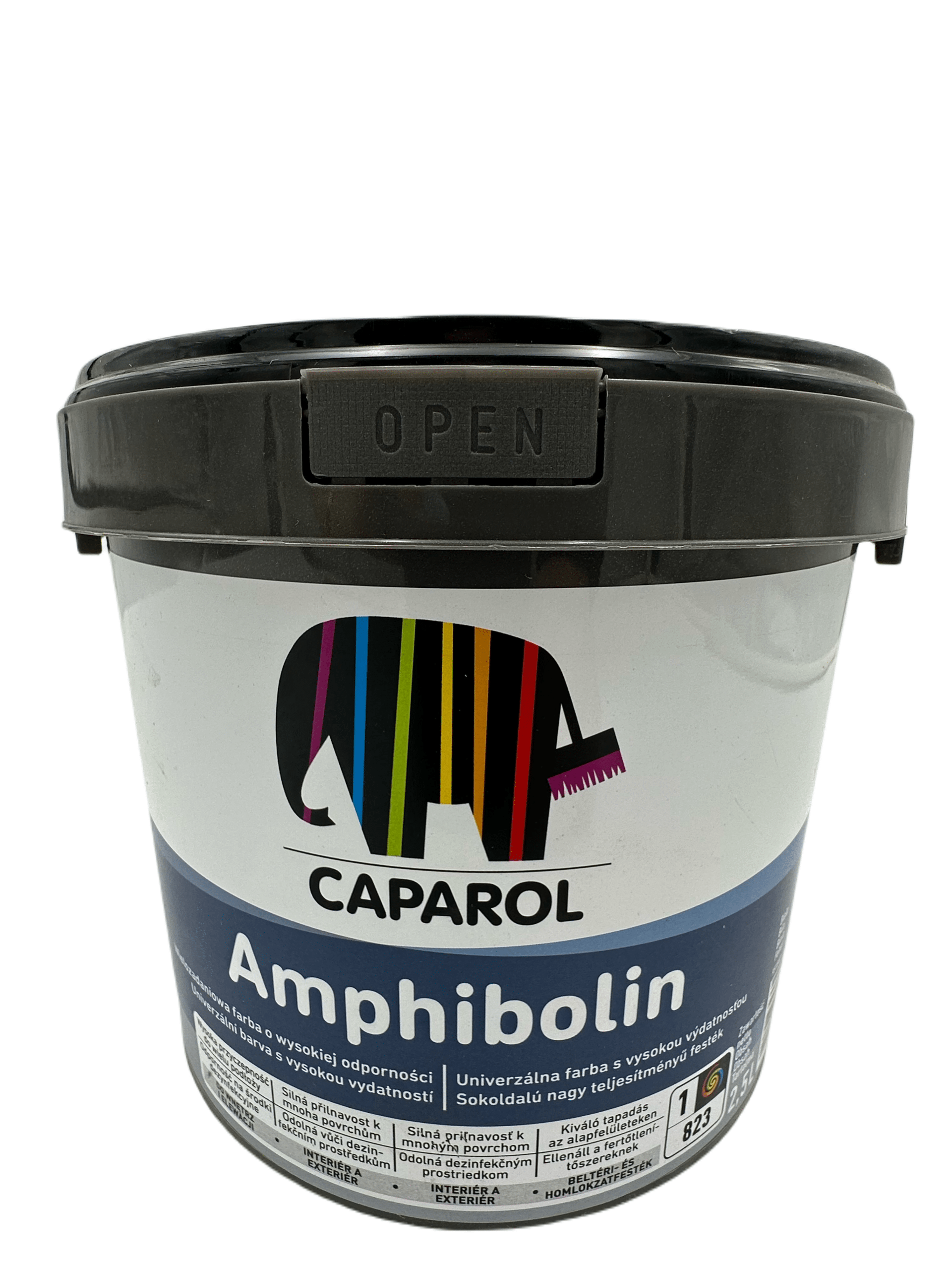 Caparol Amphibolin RAL 7035 10 L – universelle Fassaden- und Innenfarbe mit hoher Haftfähigkeit und Reflexion