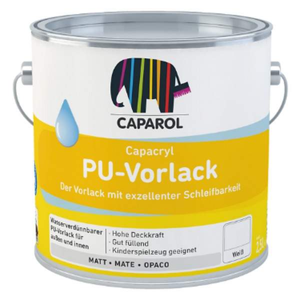capacryl-pu-vorlack-700ml.jpg – „Caparol Capacryl PU Vorlack Weiß 700 ml – wasserbasierter Vorlack für Holz und Metall“