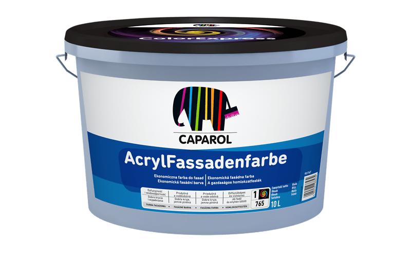 Caparol Acryl-Fassadenfarbe 10L Eimer weiß matt