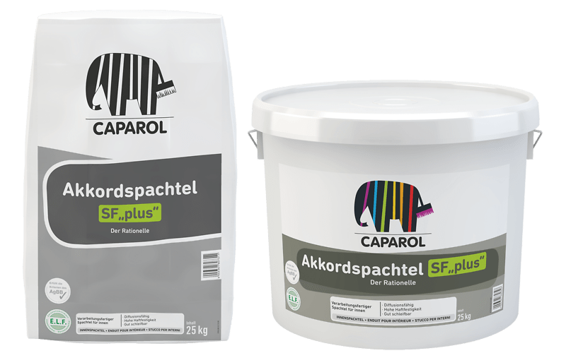 Caparol Akkordspachtel SF plus Airless Dispersionsspachtel