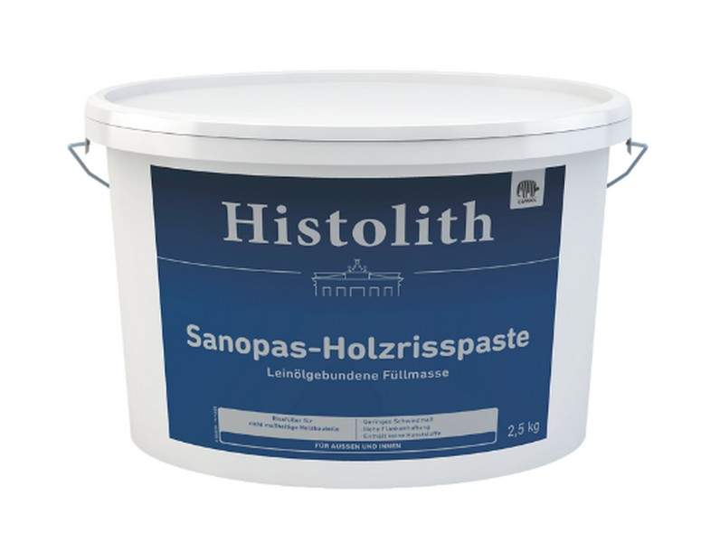 Caparol Histolith Sanopas‑Holzrisspaste 10 kg – natürliche Holzreparaturmasse für Fachwerk und Holzflächen