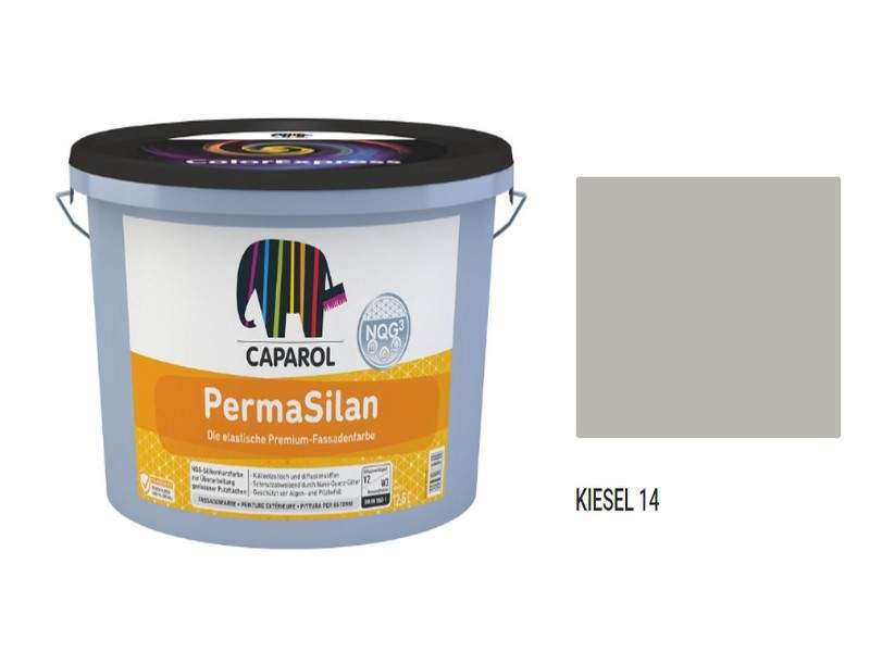 Caparol PermaSilan Fassadenfarbe Kiesel 14 – Premium Fassadenfarbe mit Nano-Quarz-Gitter für langanhaltend saubere Fassaden