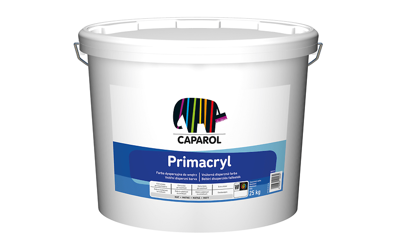Caparol Primacryl 25 kg – matt weiße Dispersionsfarbe für Innenräume