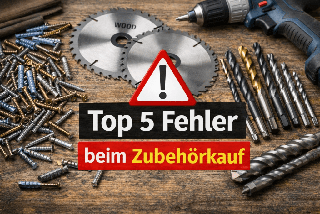 Top 5 Fehler beim Zubehörkauf im Bereich Schleifmittel Vergleich, Sägeblatt Unterschied und Bohrer Material