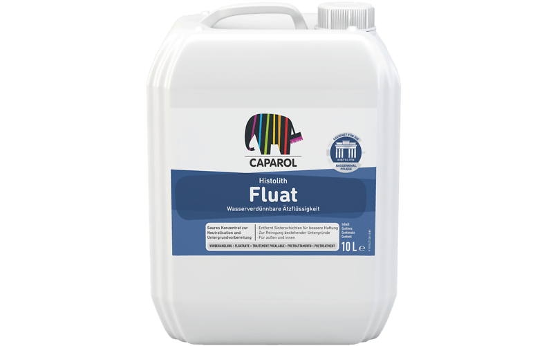 Caparol Histolith Fluat 10 L – saures Konzentrat zum Neutralisieren und Reinigen mineralischer Putze