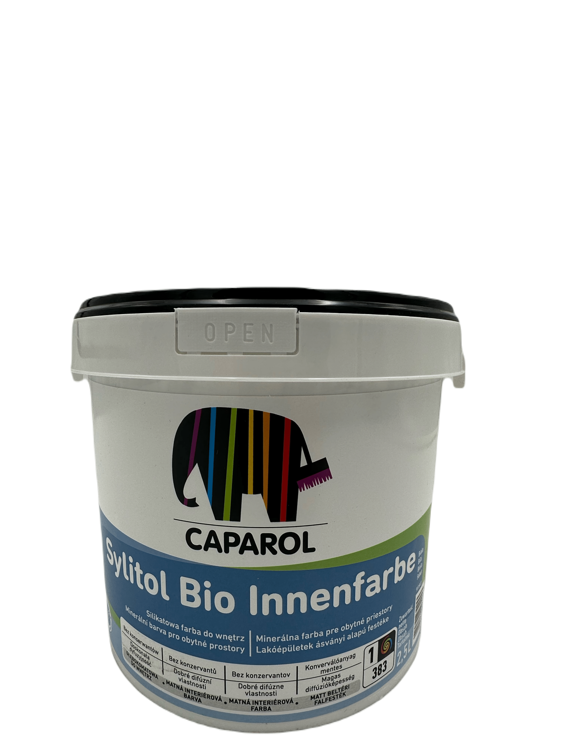 Caparol Sylitol Bio‑Innenfarbe lösemittelfrei und diffusionsoffen