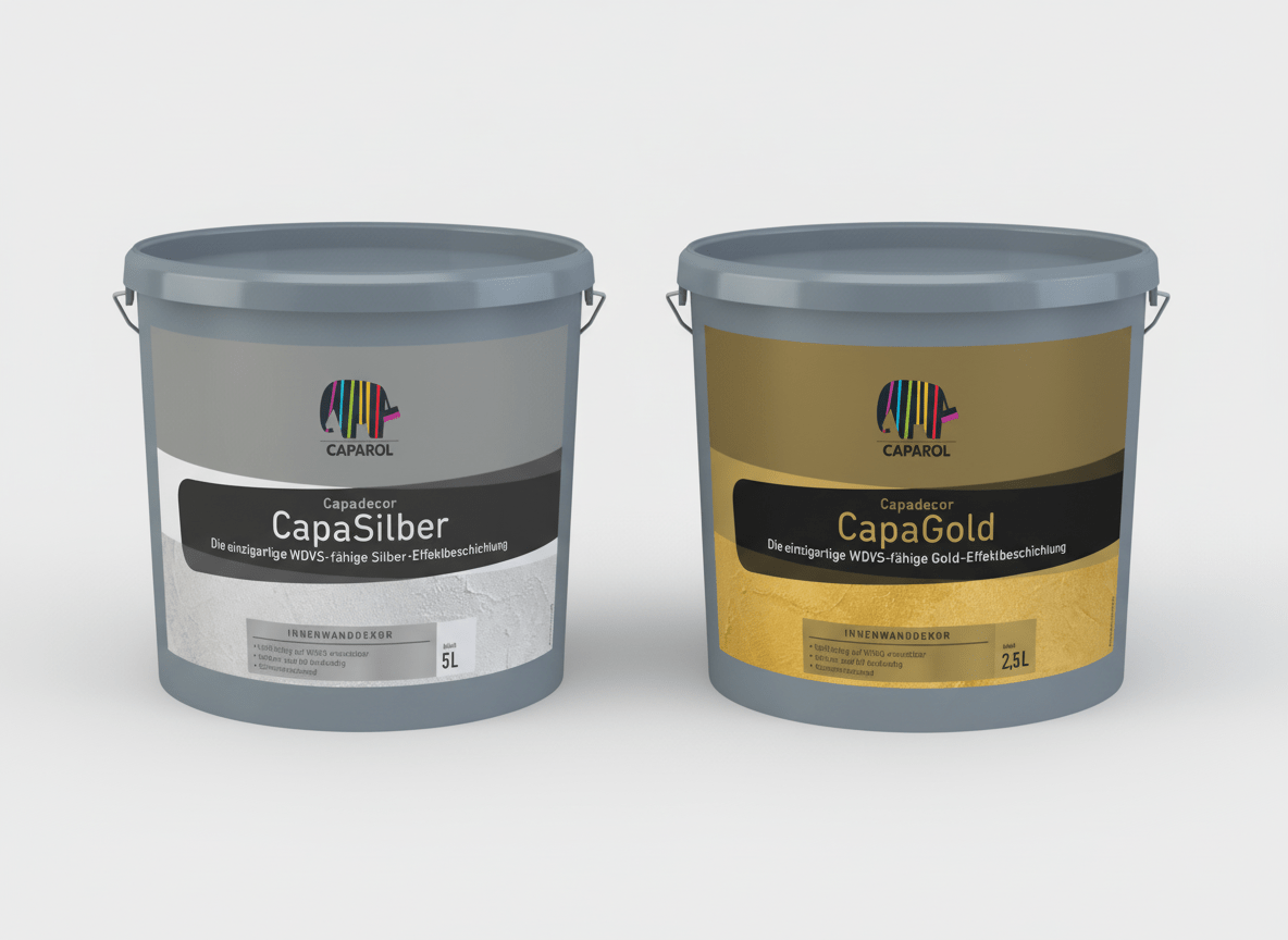 Caparol Capadecor EffektGrund 2,5 L – halbtansparente Grundbeschichtung für CapaGold und CapaSilber