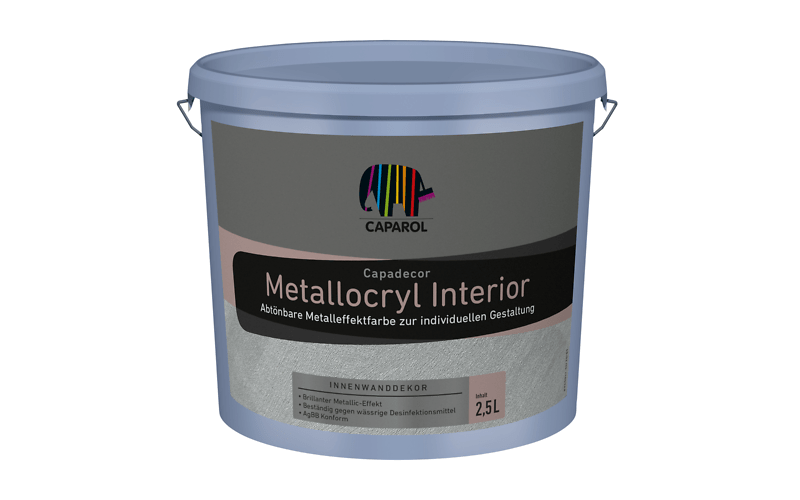 Caparol Metallocryl Interior 2,5L Metallic Effektfarbe