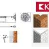 KOELNER KI-10N Fassade Stahlnagel Dämmstoff Dübel WDVS Styropordübel Ø 10