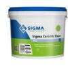 SIGMA Ceramic Clean 10L Weiß Keramikfarbe zum Streichen von Wänden Decken Inner